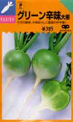 グリーン辛味大根